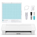 Silhouette America SILH-CAMEO-4-WHT-5T Silhouette Cameo 4 Schneideplotter, Weiß, 30,5 cm Schneidebreite